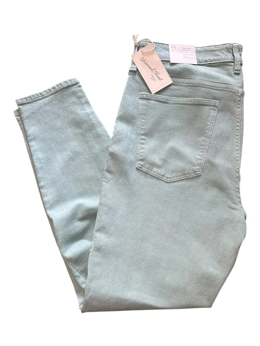 Universal Thread Mint Green Ankle Slim Jeans NWT - Picture 5 of 12